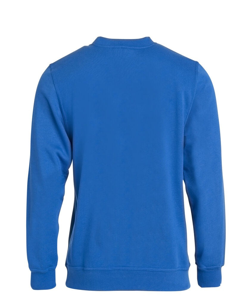 Sweat-shirt Bleu Basic Roundnec