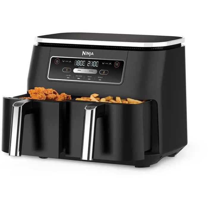Friteuse sans huile NINJA - Foodi AF200EU - Capacité 7,6L - Double cuve  - 2400W - Reconditionné – Très bon état
