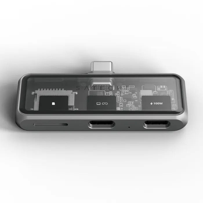 Hub USB 3.2 - SATECHI - Mobile XR 100W - Lecteur Micro SD - Support 4K - Compact et léger