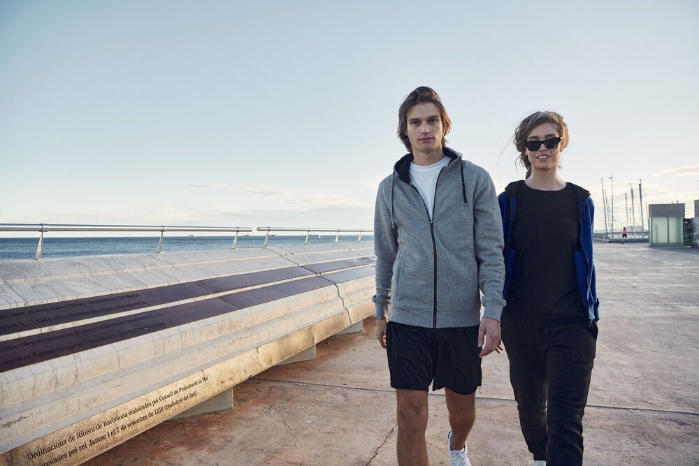 Sweatshirt capuche full zip femme