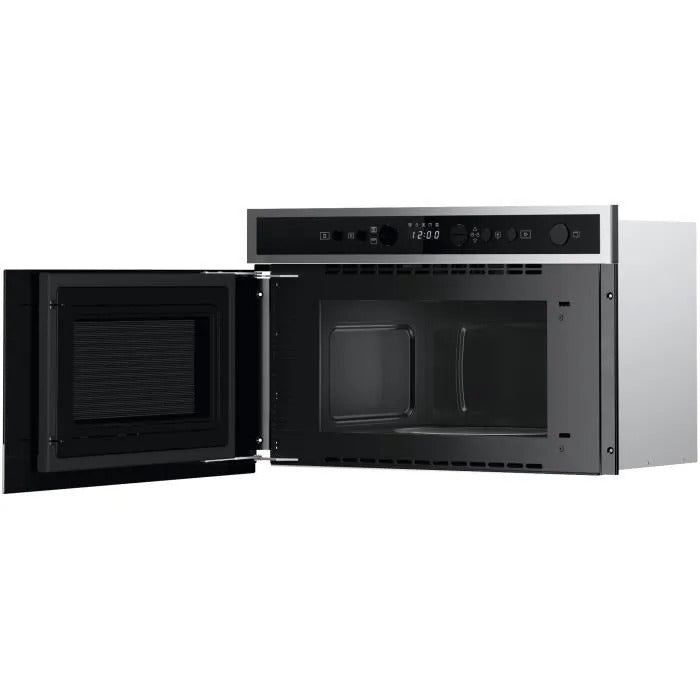 Four micro-ondes en Inox et anti trace encastrable - WHIRLPOOL - WMN4I4BXF  - 22 L - Reconditionné – Très bon état