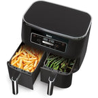 Friteuse sans huile NINJA - Foodi AF200EU - Capacité 7,6L - Double cuve  - 2400W - Reconditionné – Très bon état