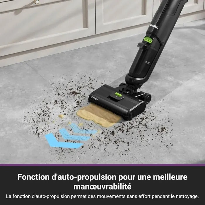Aspirateur Laveur sans Fil pour Sols Durs - Autonettoyant -  Eureka New400 - Reconditionné – Très bon état