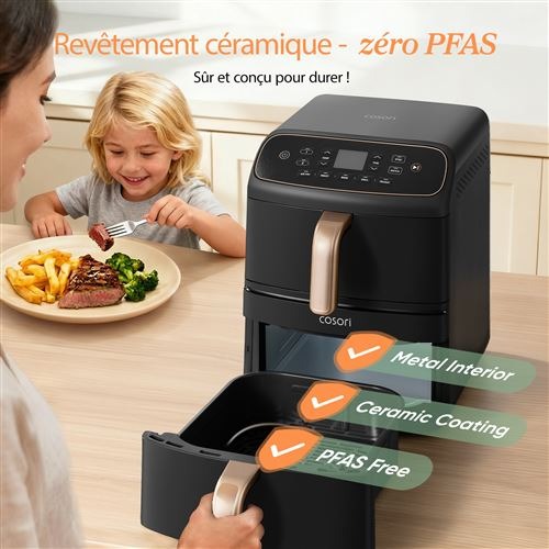 Friteuse sans huile Cosori - Turbo Tower Compact - 8.6L - 2630Watts - Reconditionné – Très bon état