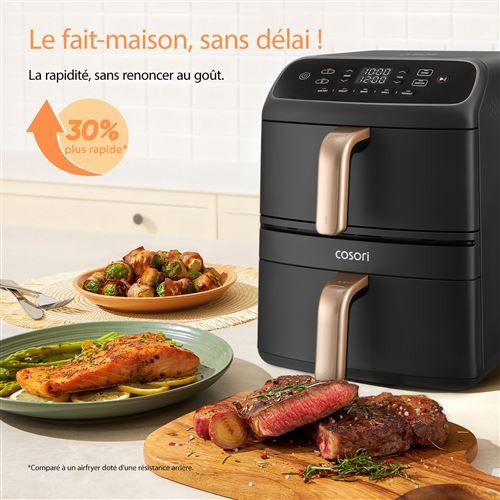 Friteuse sans huile Cosori - Turbo Tower Compact - 8.6L - 2630Watts - Reconditionné – Très bon état
