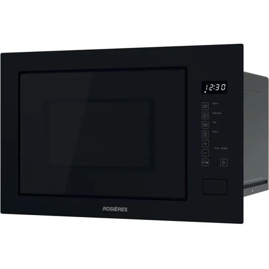 Micro-ondes Gril encastrable - ROSIERES - RO38FL7N25LWB - Noir - 25L - Reconditionné – Très bon état