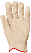 Gants EUROSTRONG 1110 cuir croûte vachette élast dos