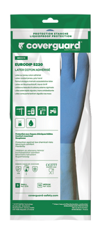 Gants EURODIP 5220 latex sur jersey coton adhérisé