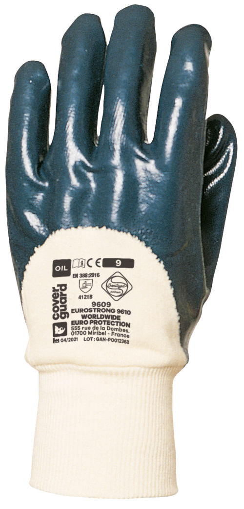 Gants EUROSTRONG 9610 dble end. 3/4 nit actifresh